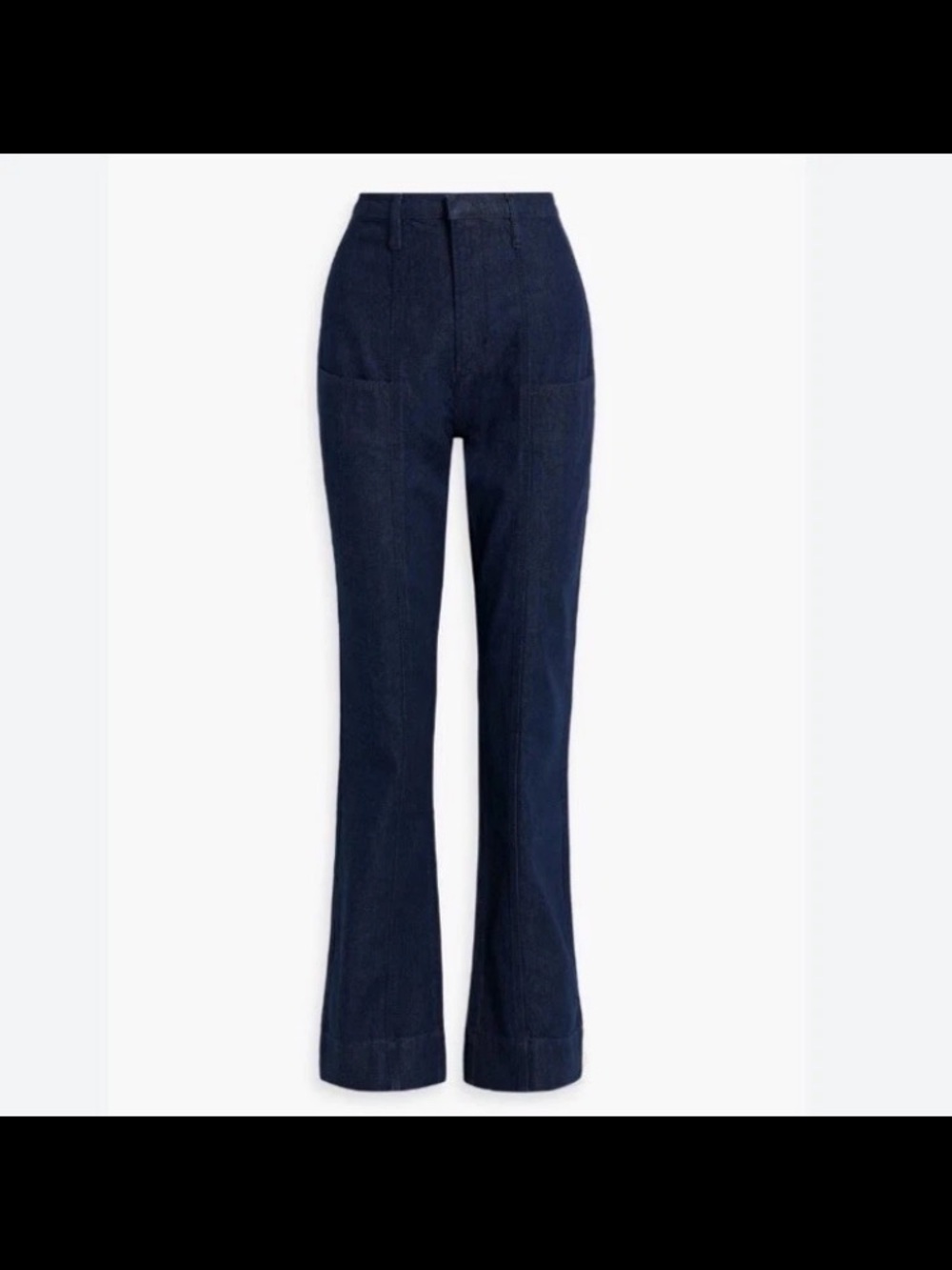 New Frame Denim Dark Navy High-Rise Flare Jeans NWOT